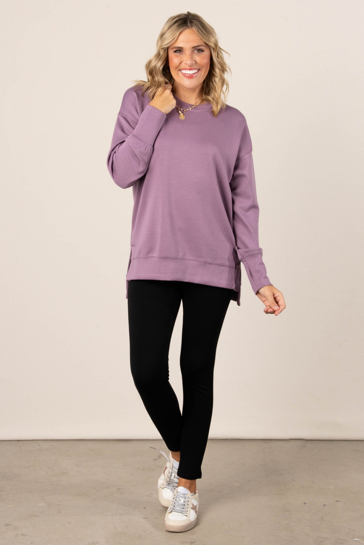 Brenda Thumbhole Cuff Pullover