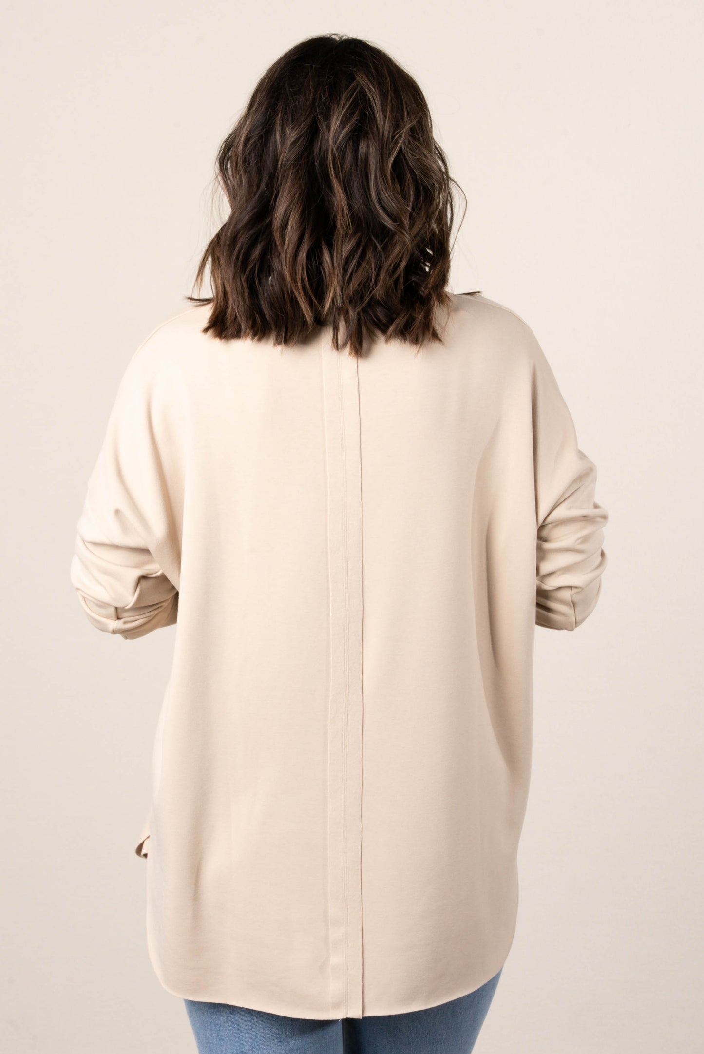 Heidi Raw Edge Hi-Lo Top