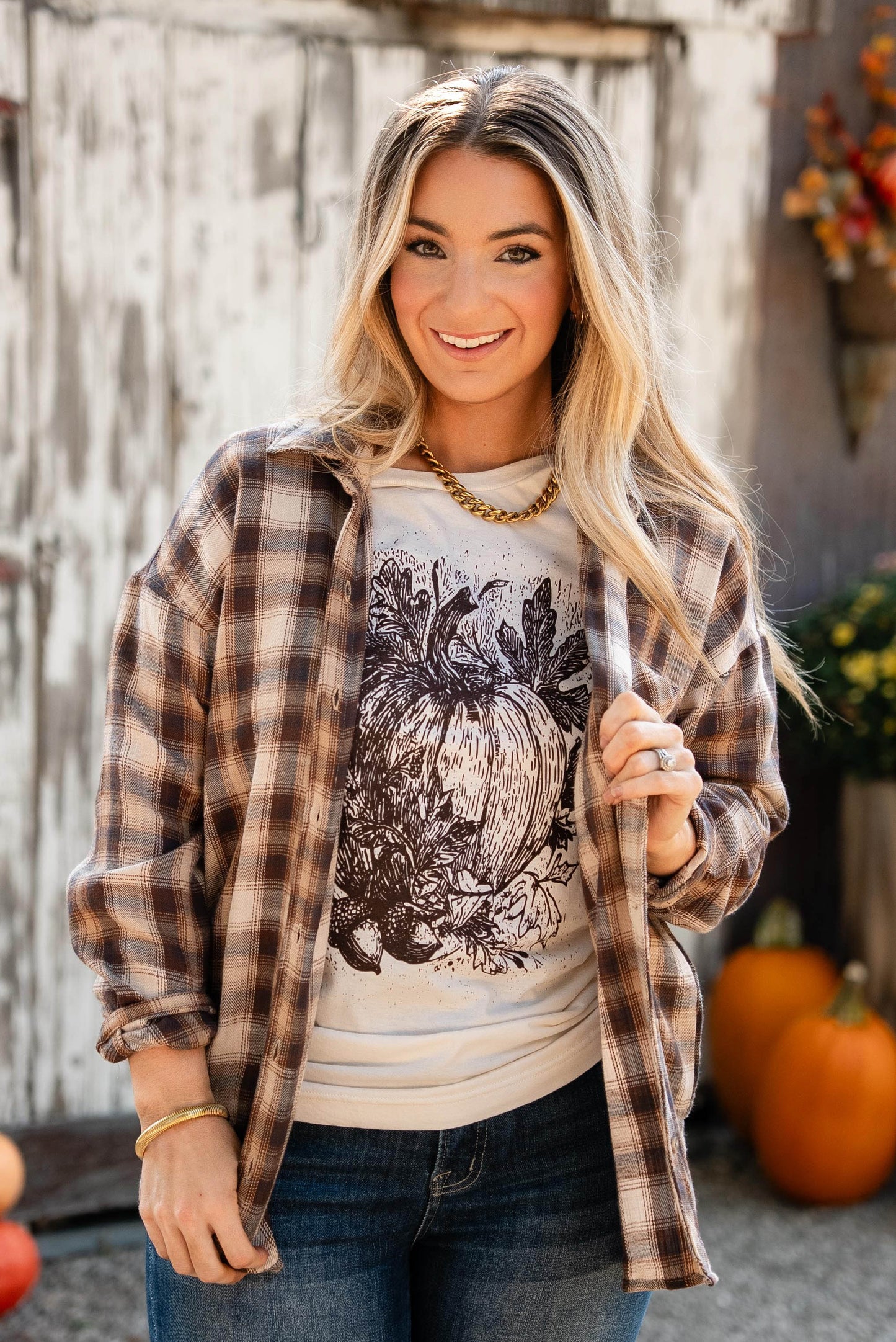 Fall Pumpkin Graphic Tee