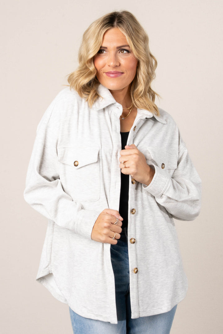 Julie Fleece Lined Shacket