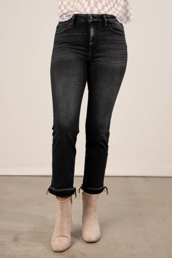 Zenana | Jolene High Rise Crop Straight Leg Jeans