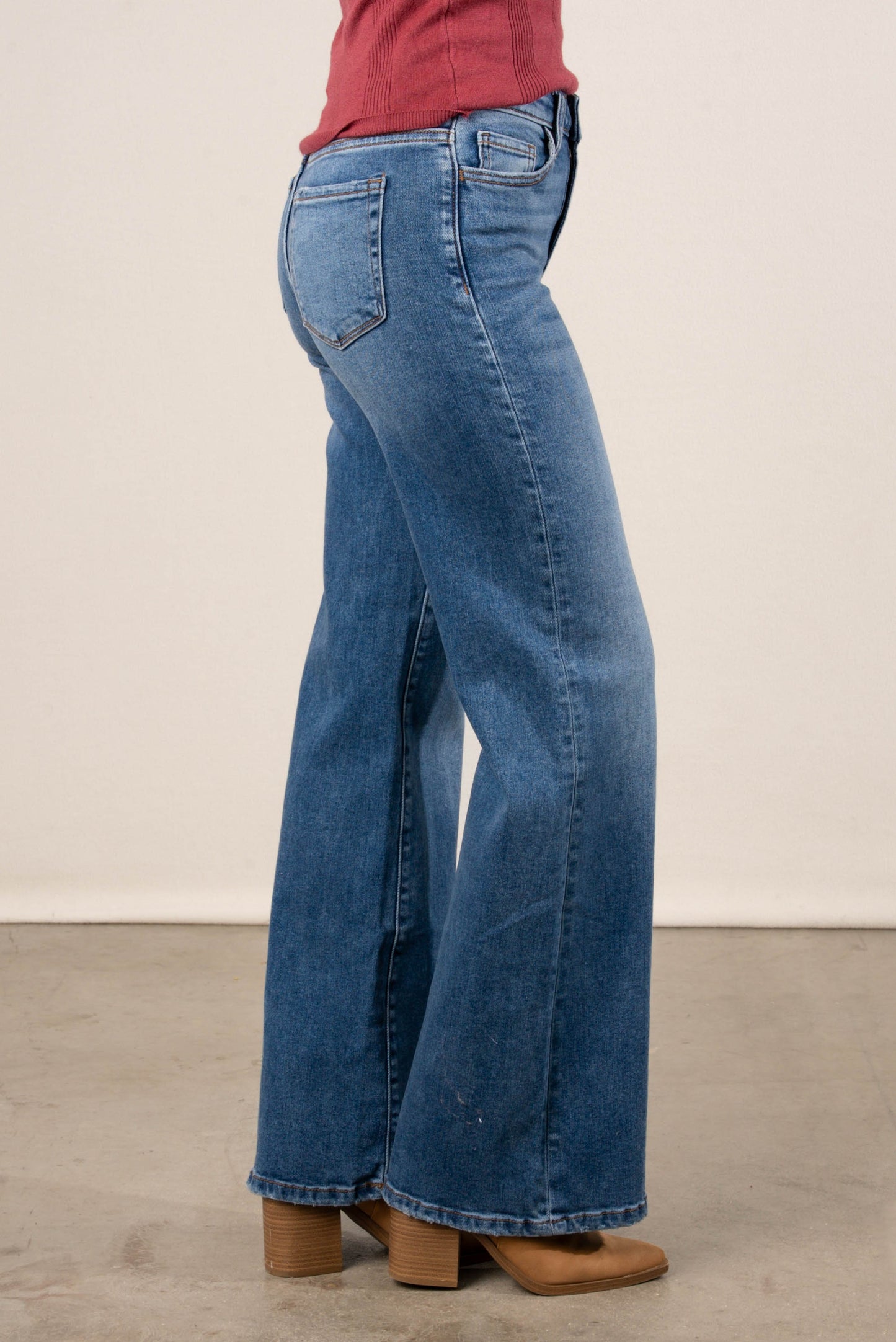 Zenana | Spencer High Rise Wide Leg Jeans