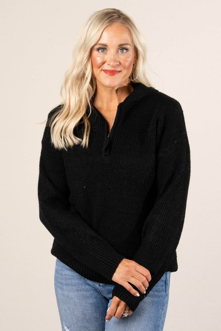 Scout Half Zip Collared Sweater