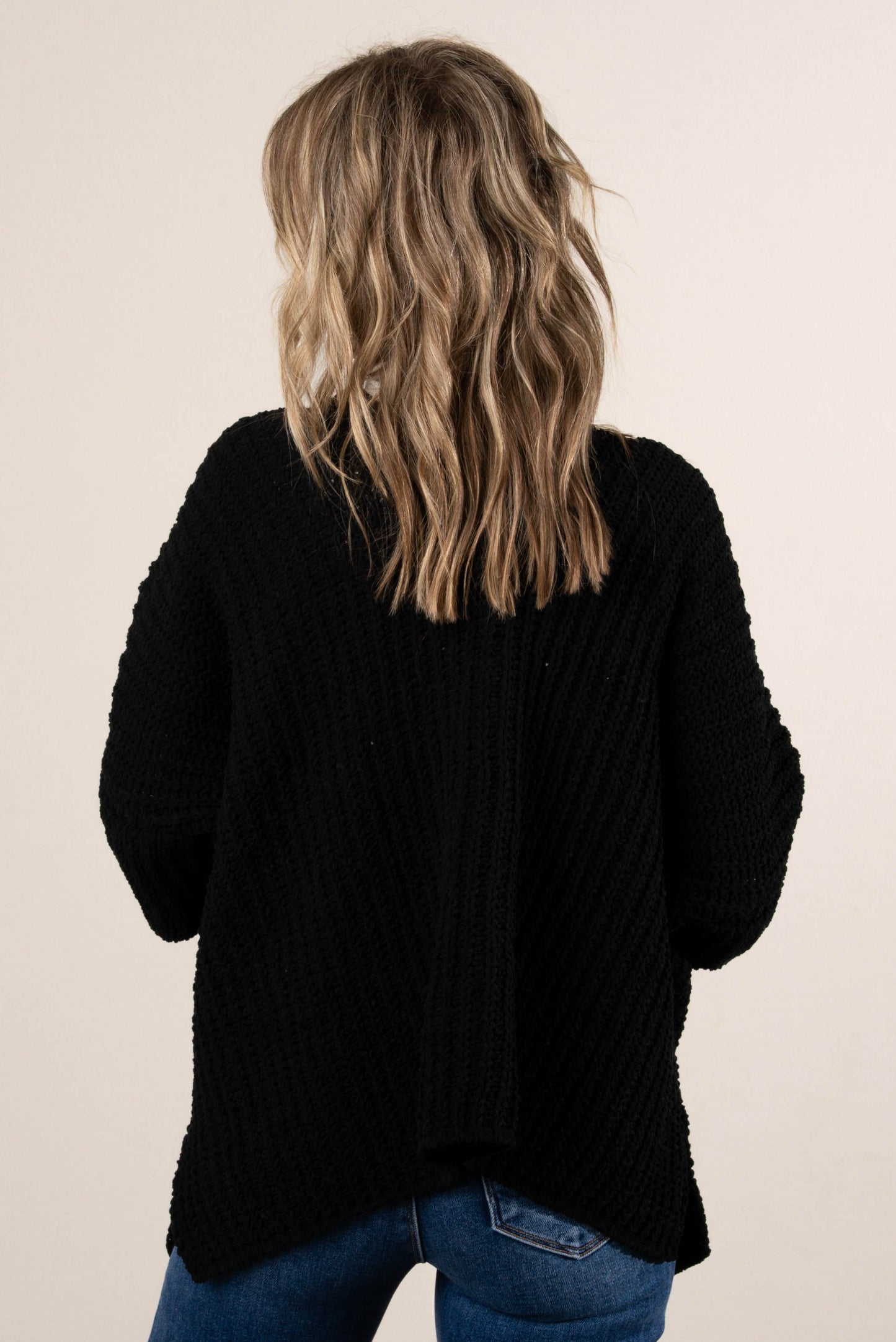 Harvest Hues Rib Knit Open Front Cardigan