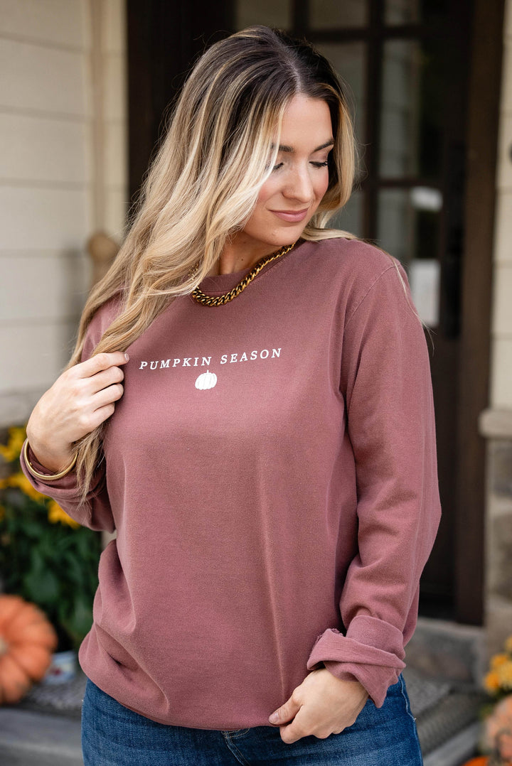Pumpkin Season LS Graphic Tee