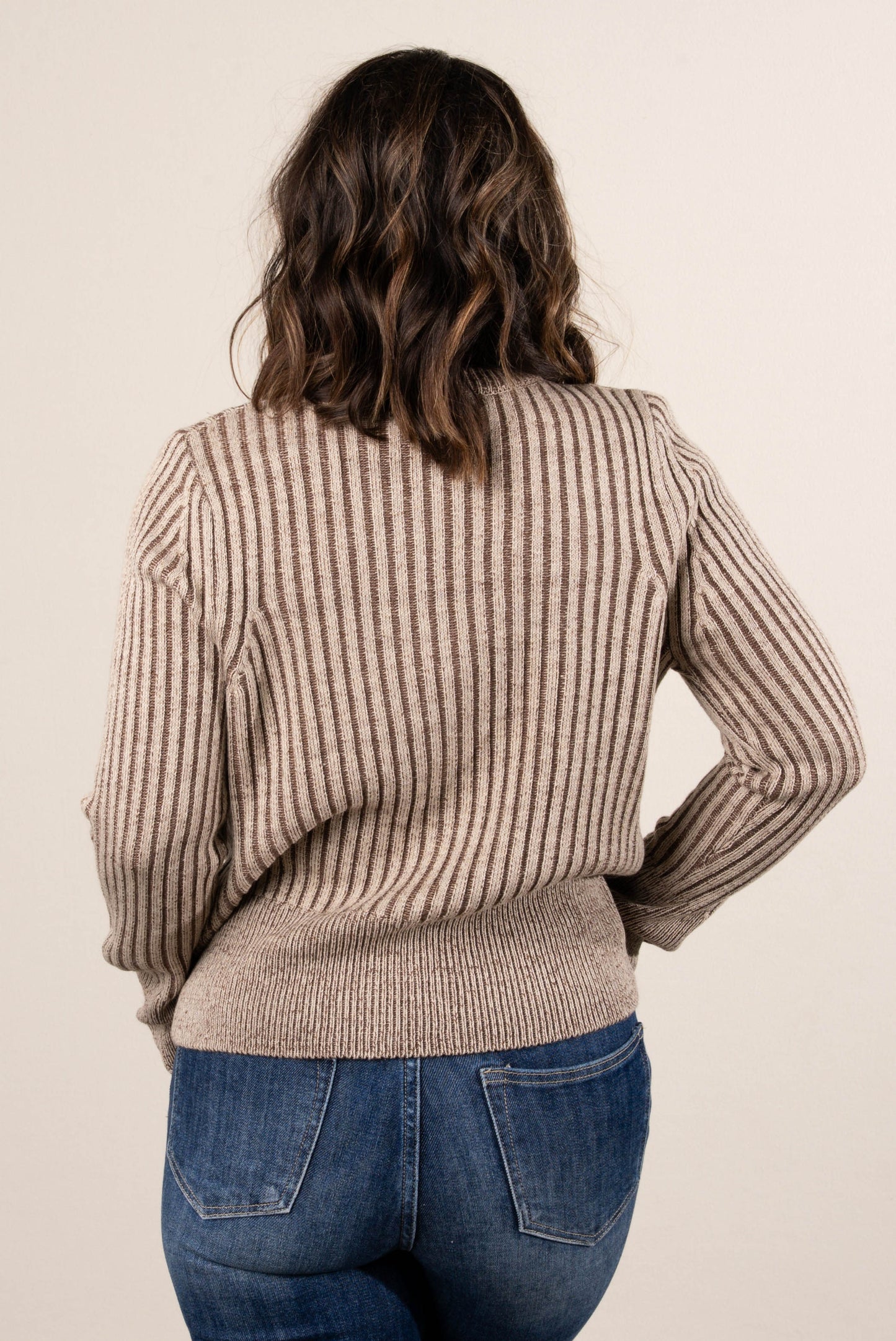 Tallulah Rib Knit Zip Up Sweater