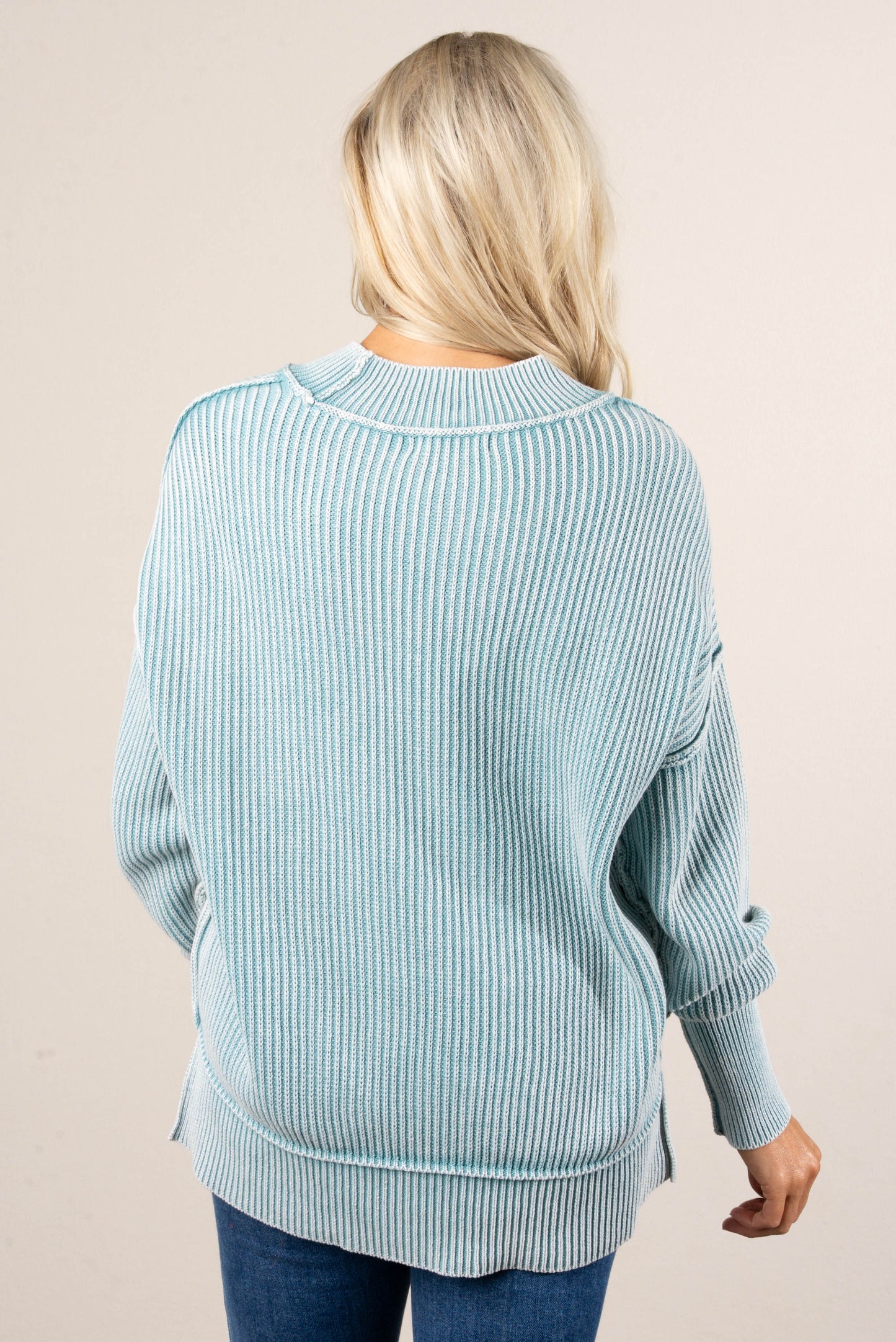 Urban Fade Oversized Acid Washed Sweater