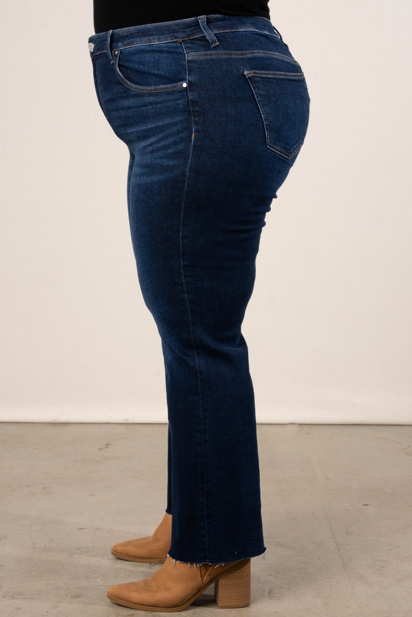Risen Denim | Delilah Mid Rise Crop Flare Jeans
