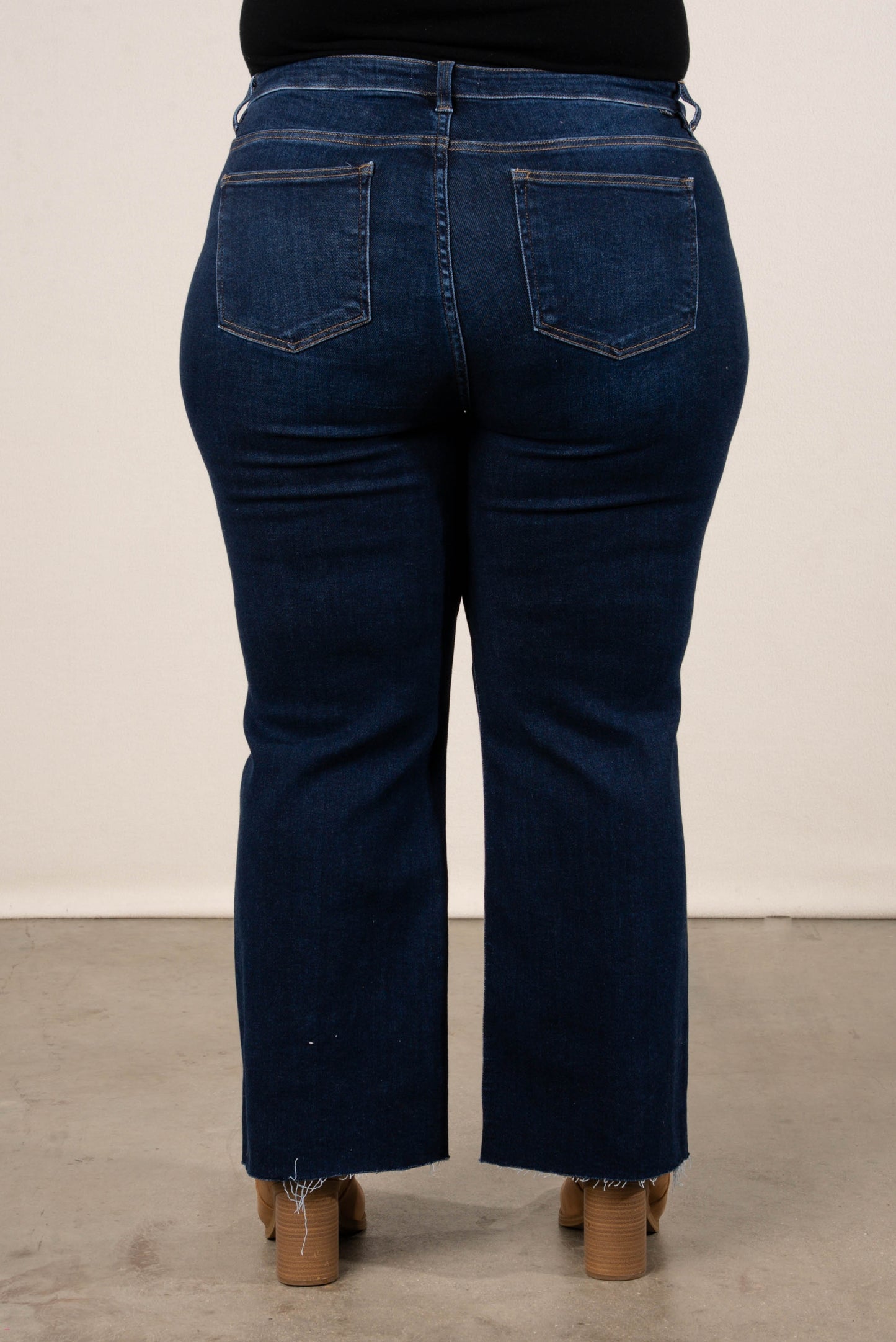 Risen Denim | Delilah Mid Rise Crop Flare Jeans