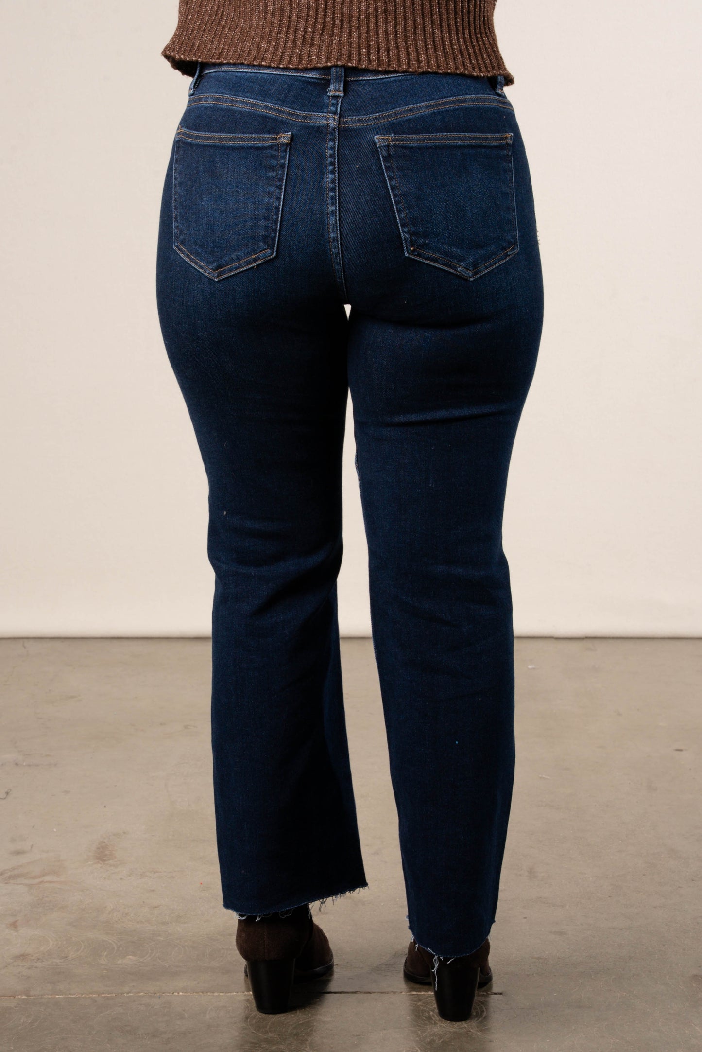 Risen Delilah Mid Rise Crop Flare Jeans