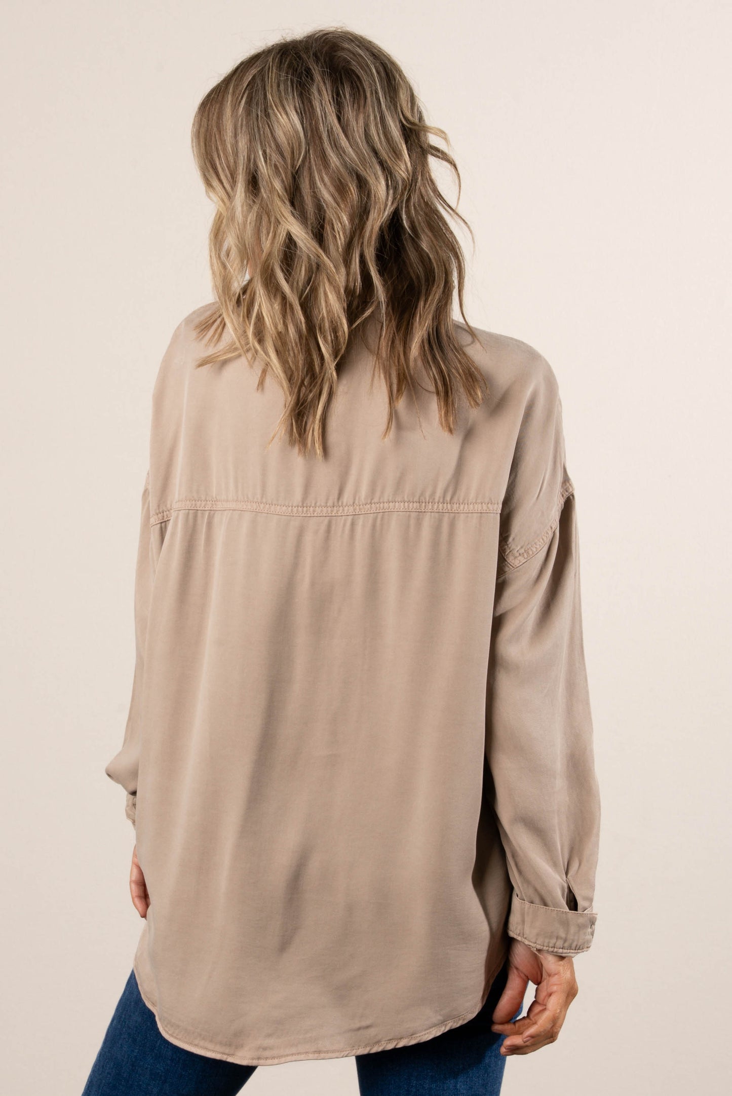 Risen Esther Oversized Tencel Shirt