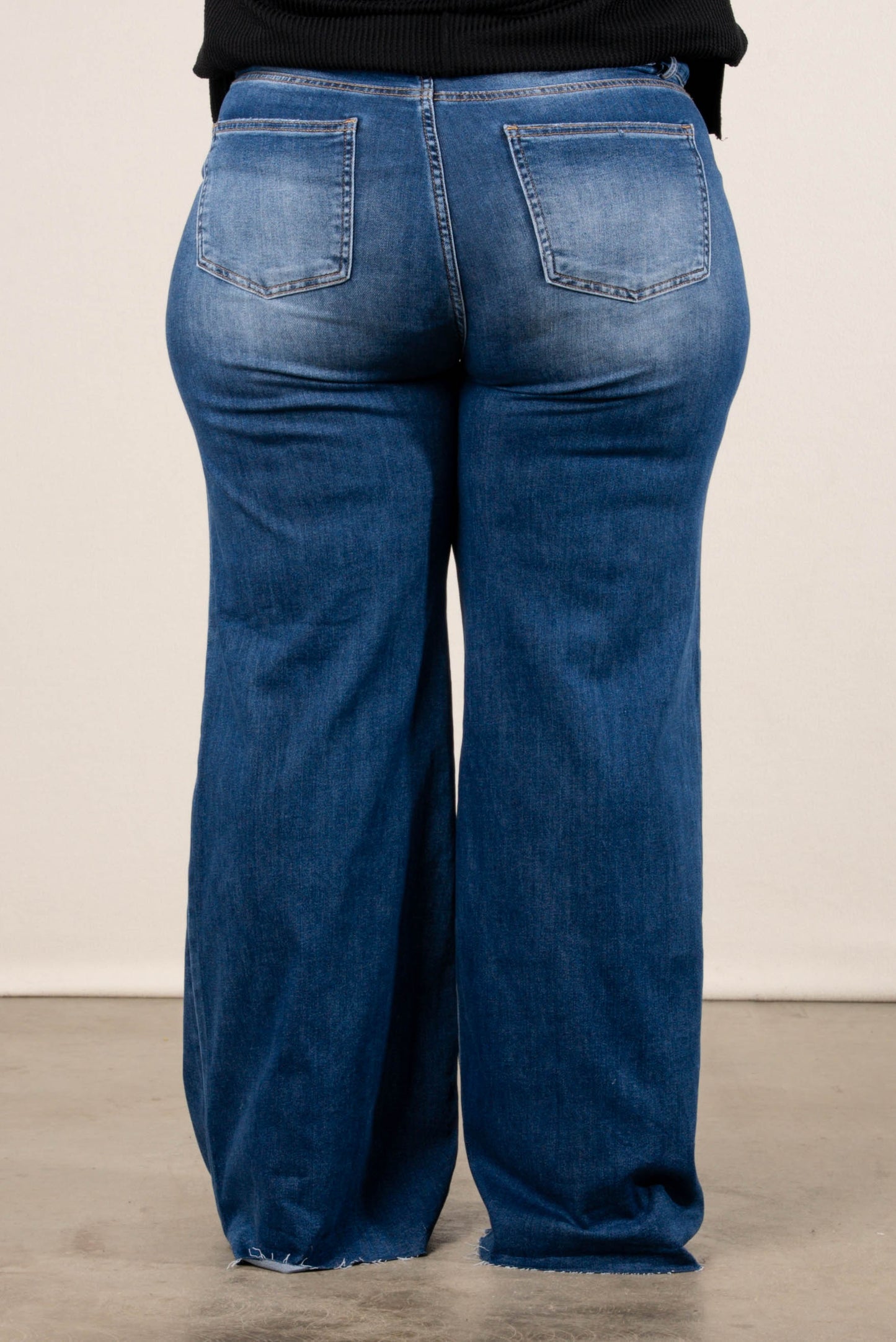 Risen Denim | Tatum High Rise Tummy Control Palazzo Jeans