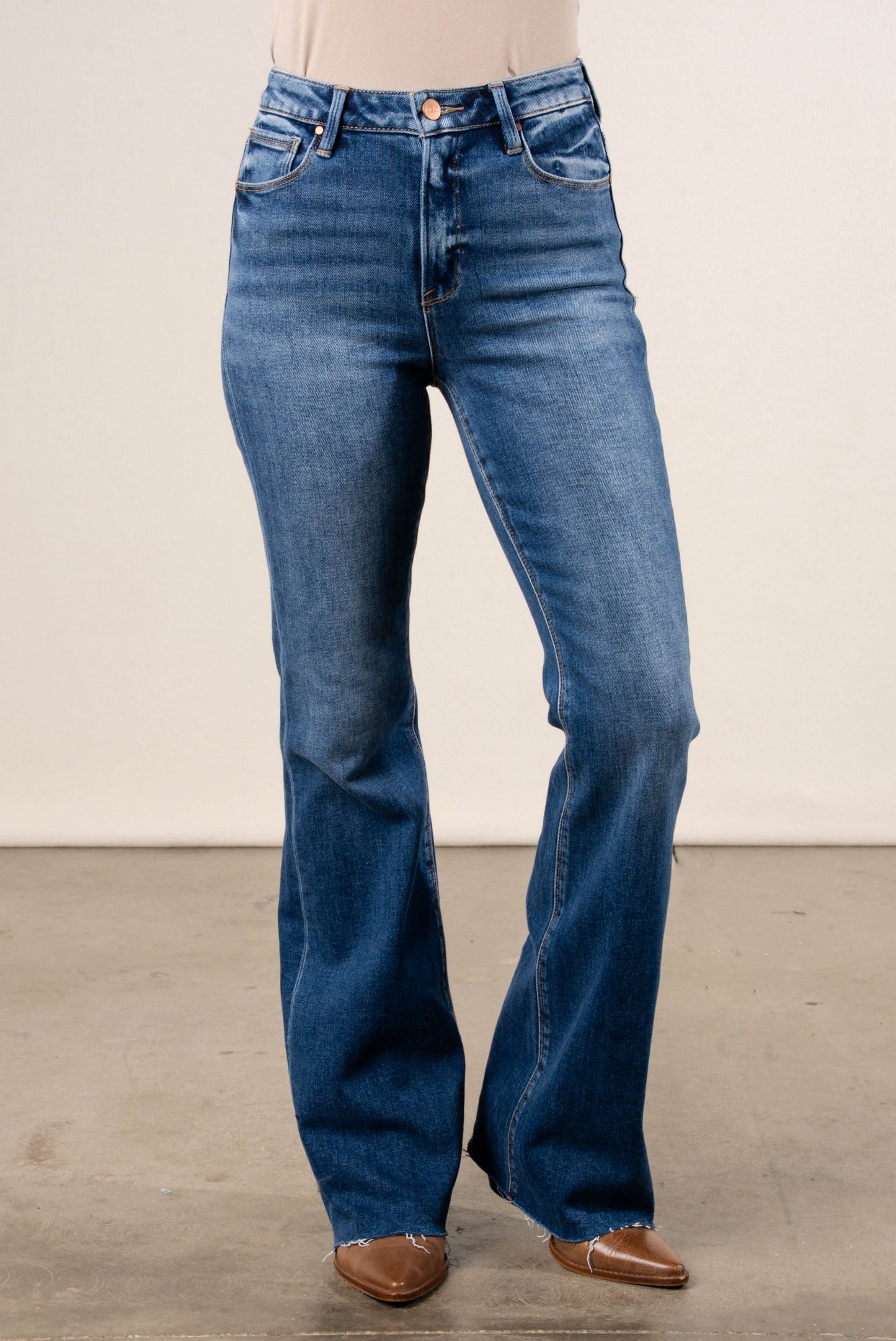 Risen Alora High Rise Flare Jeans