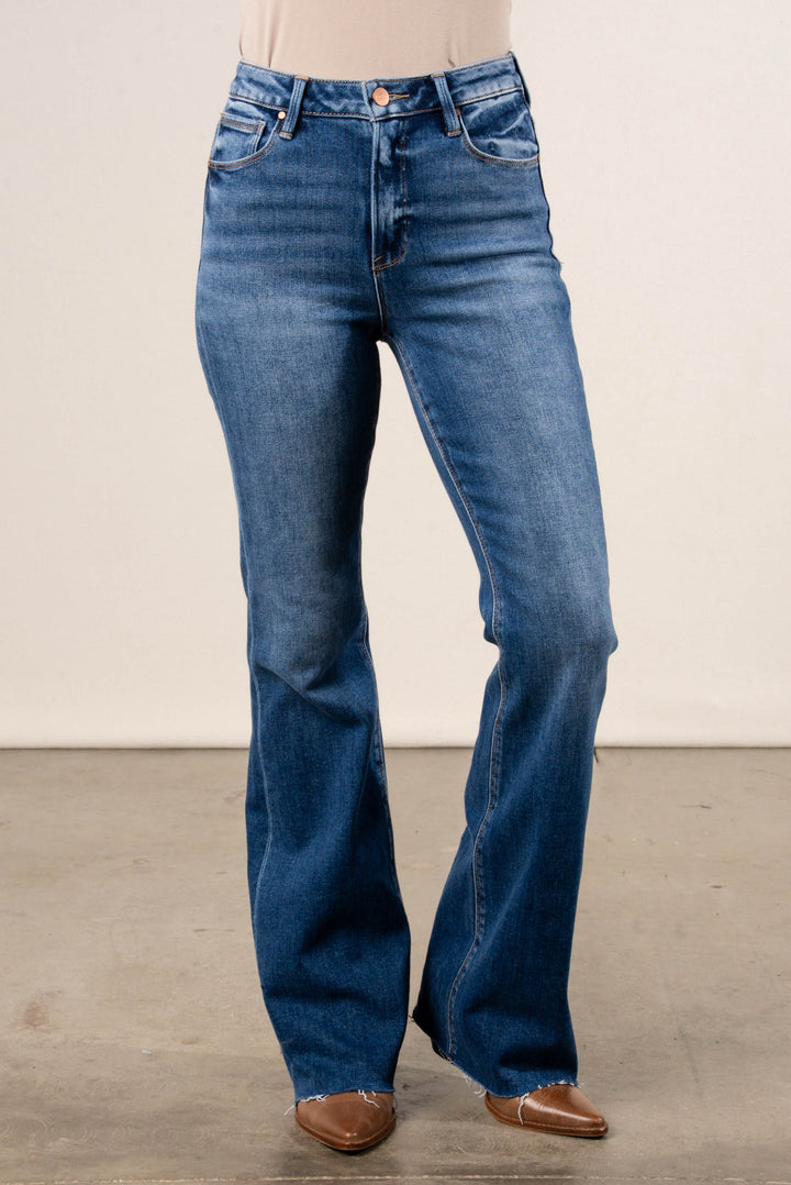 Risen Denim | Alora High Rise Flare Jeans