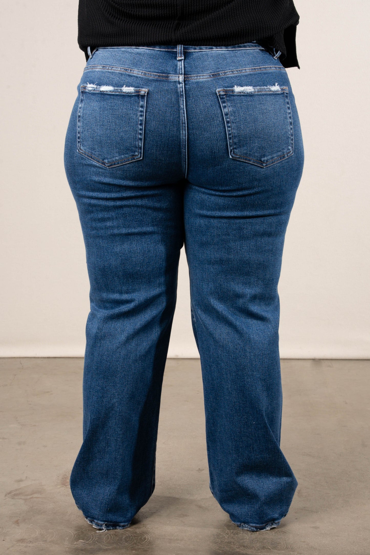 Risen Denim | Shiloh High Rise Tummy Control Straight Leg Ankle Jeans