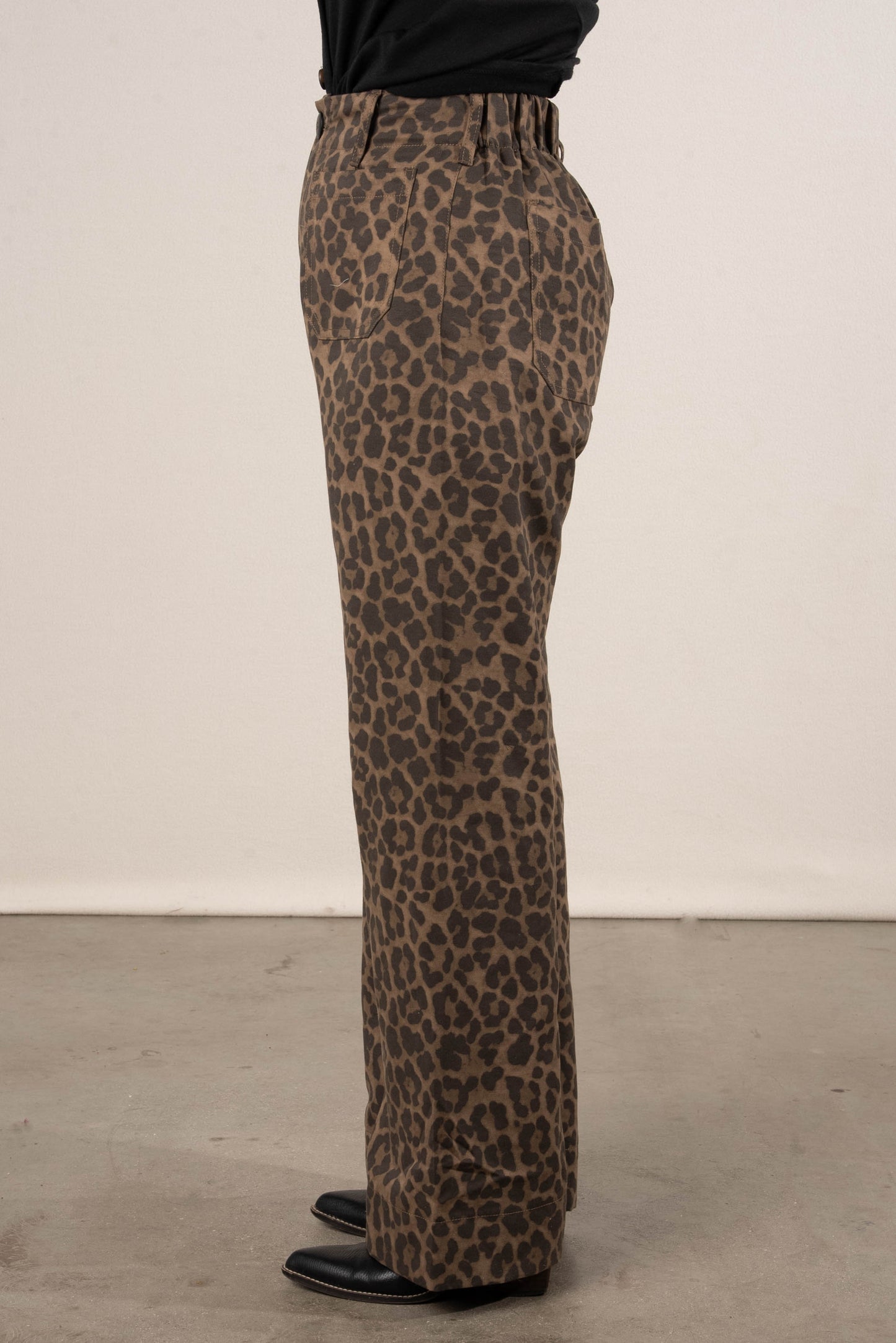 Carmen Leopard Wide Leg Pants