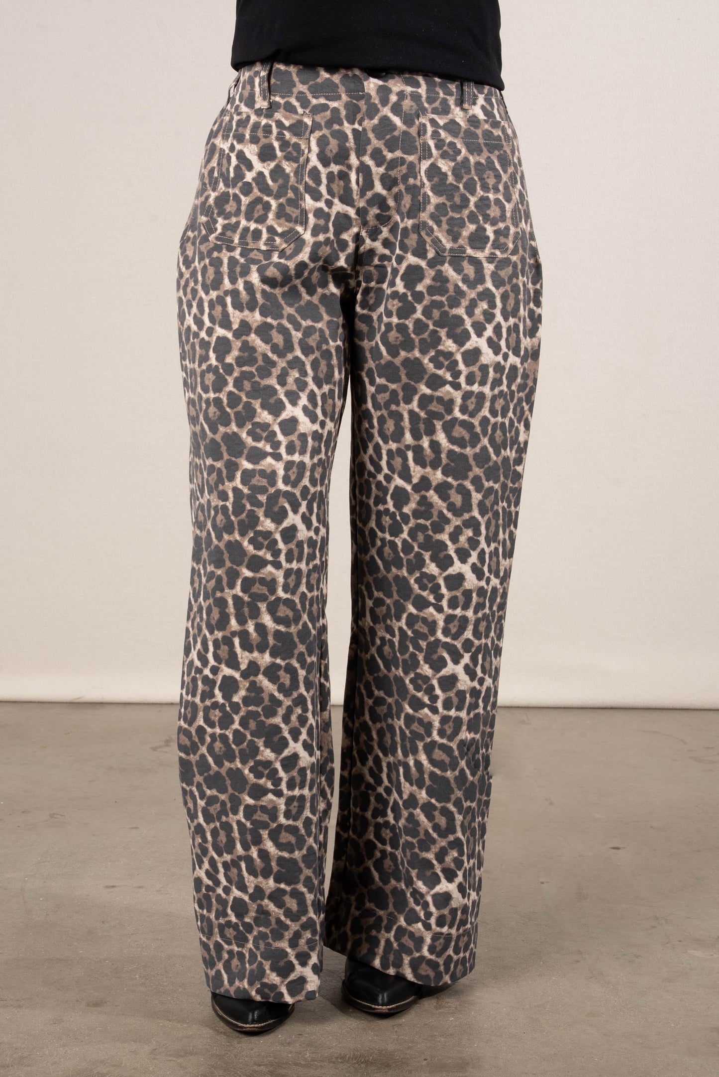 Carmen Leopard Wide Leg Pants