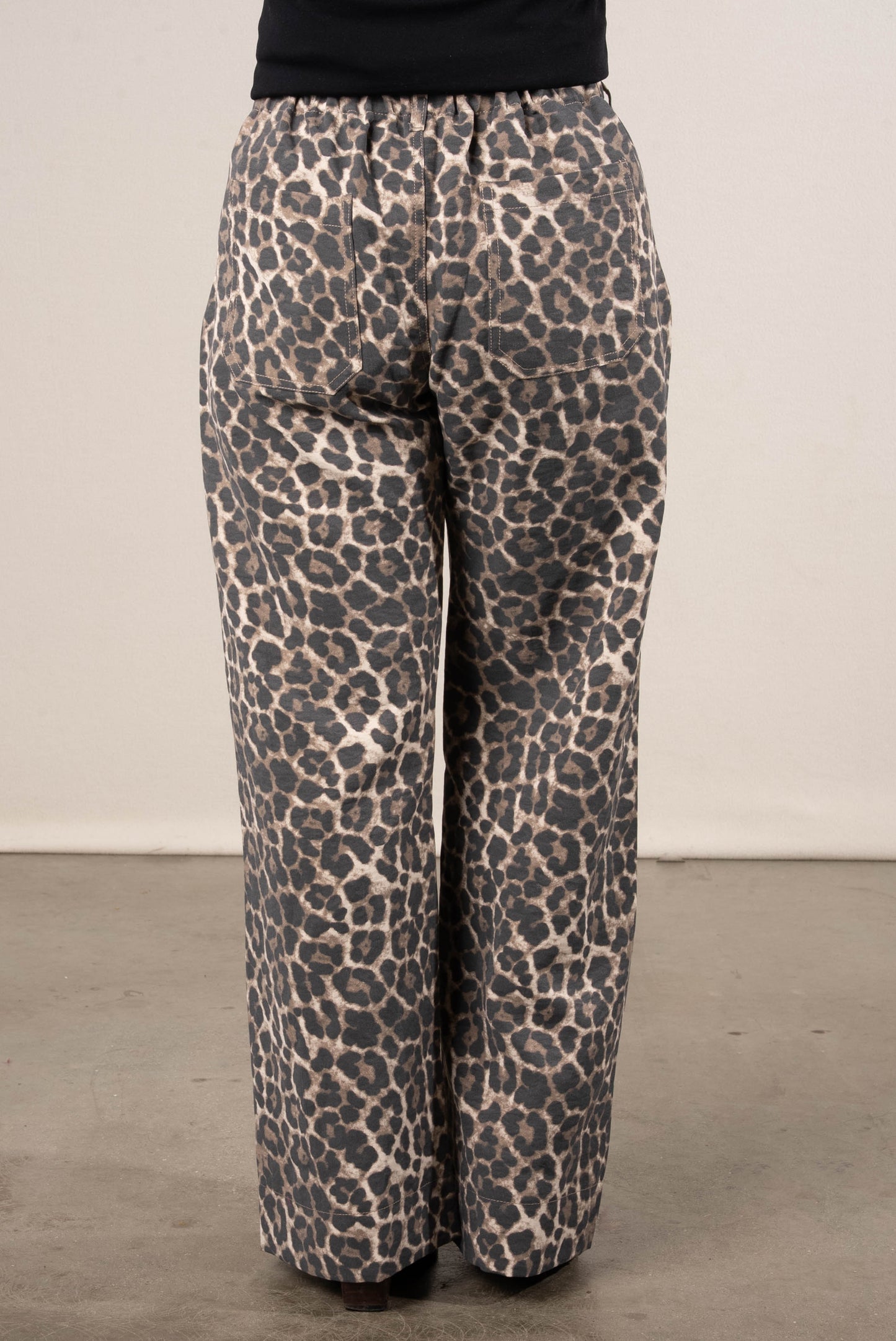 Carmen Leopard Wide Leg Pants