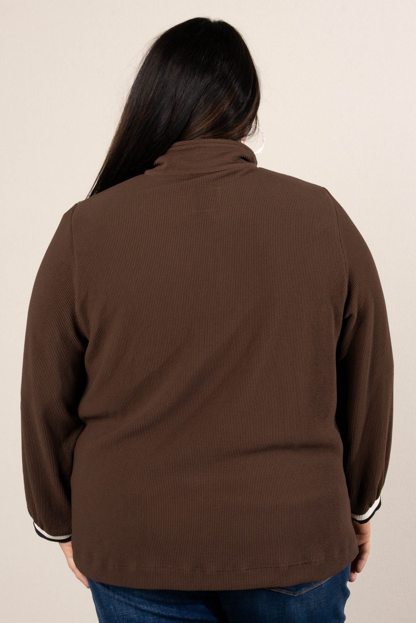 Riviera Contrast Trim Half Zip Pullover