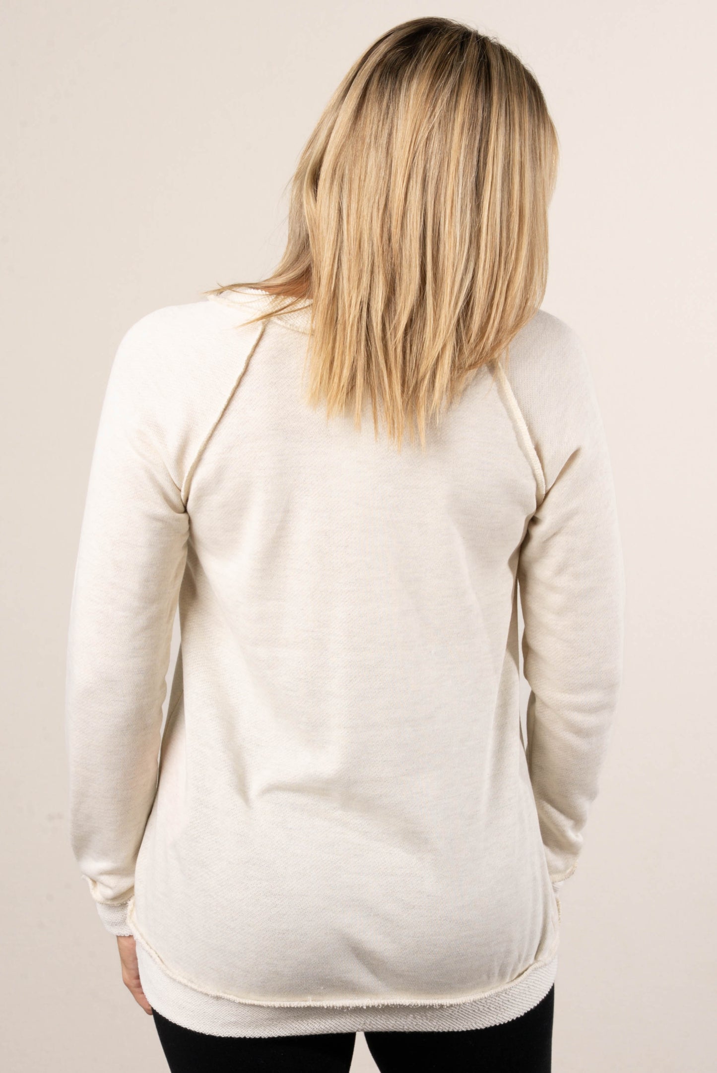Leif Reverse Knit Raglan Top