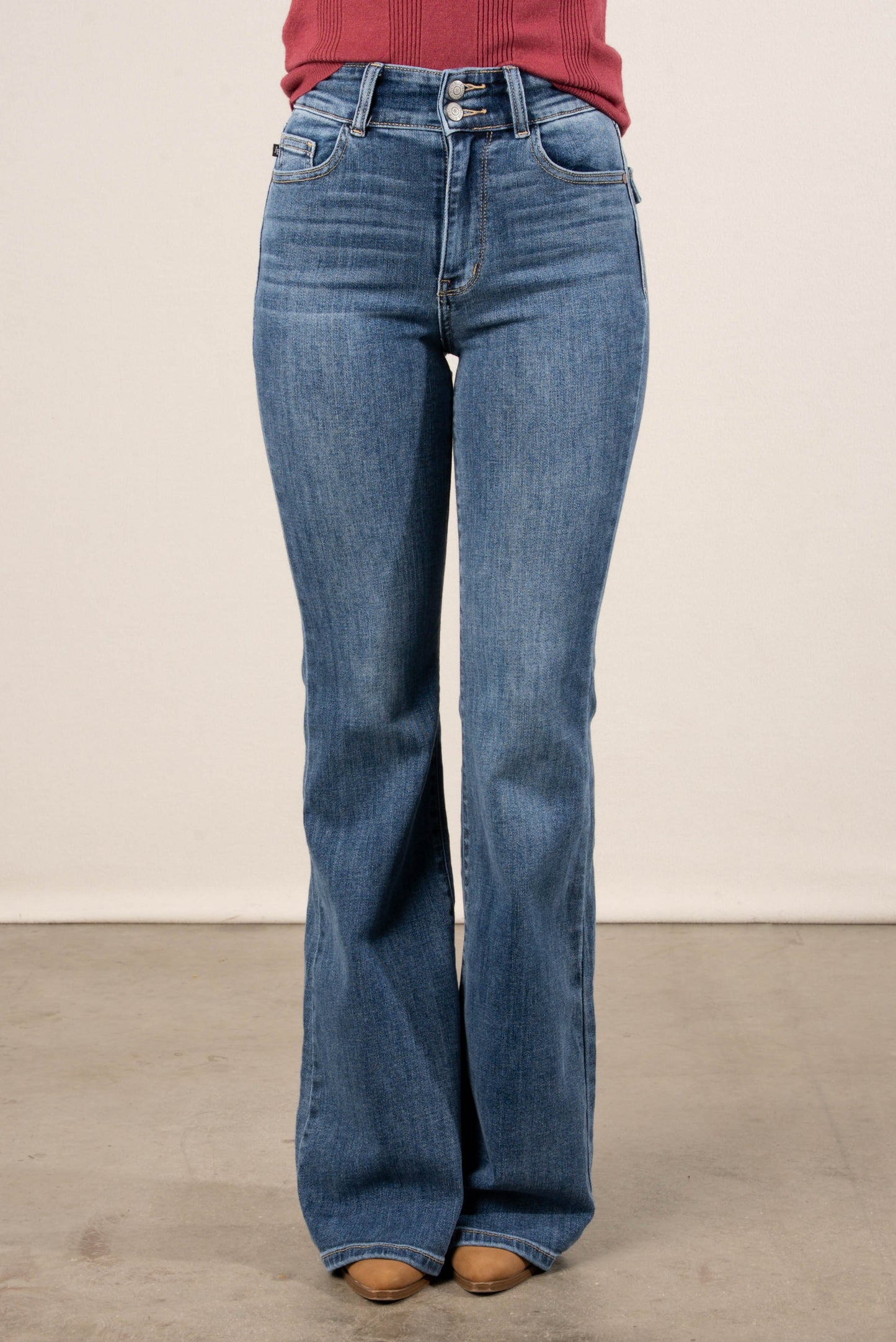 Judy Blue Cameron High Rise Flare Jeans