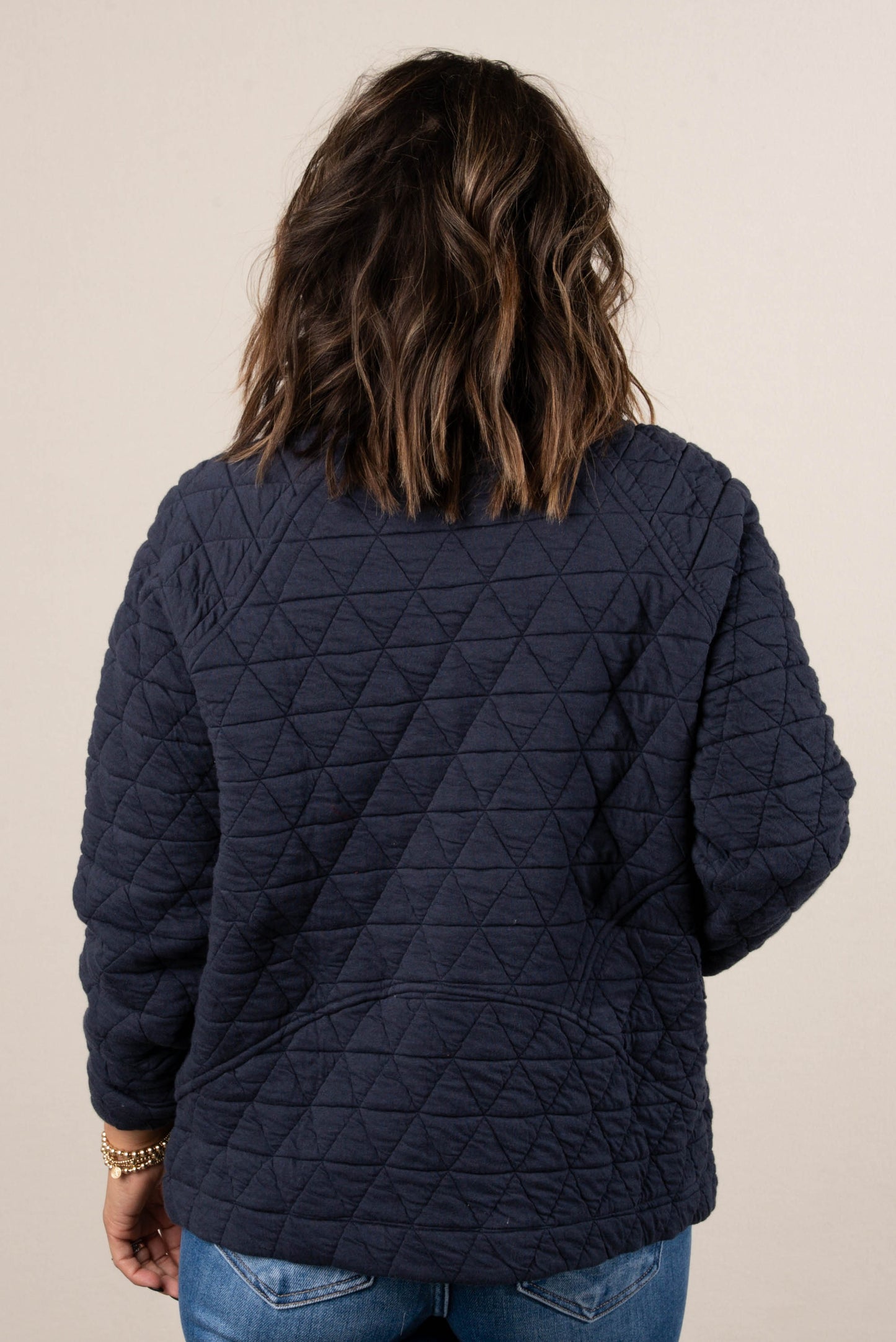 Season Of Colors Quilted Half Zip Pullover