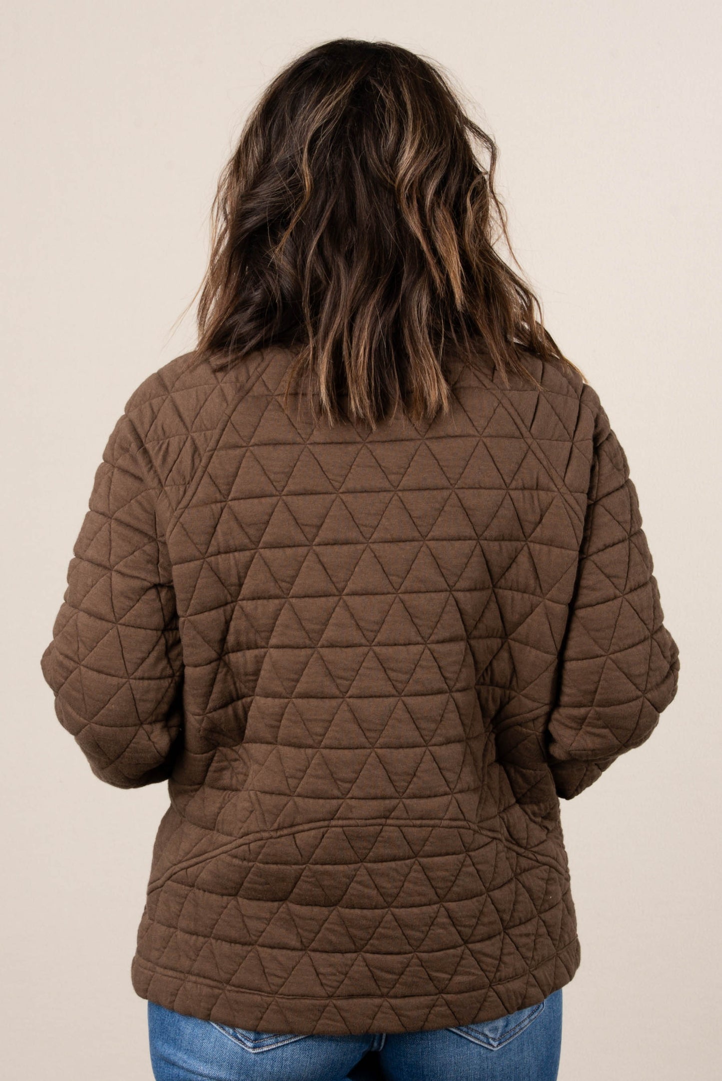 Season Of Colors Quilted Half Zip Pullover