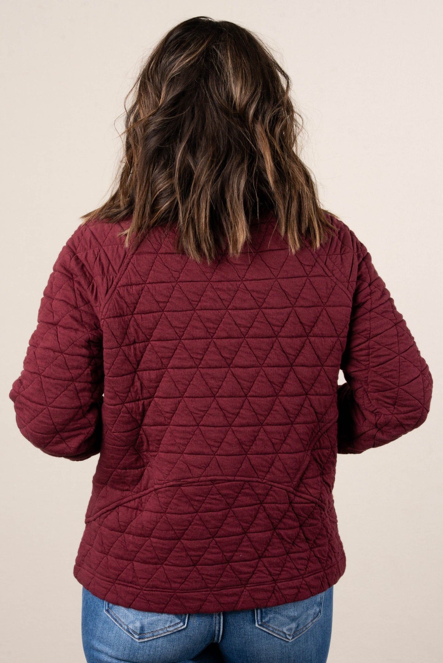 Season Of Colors Quilted Half Zip Pullover