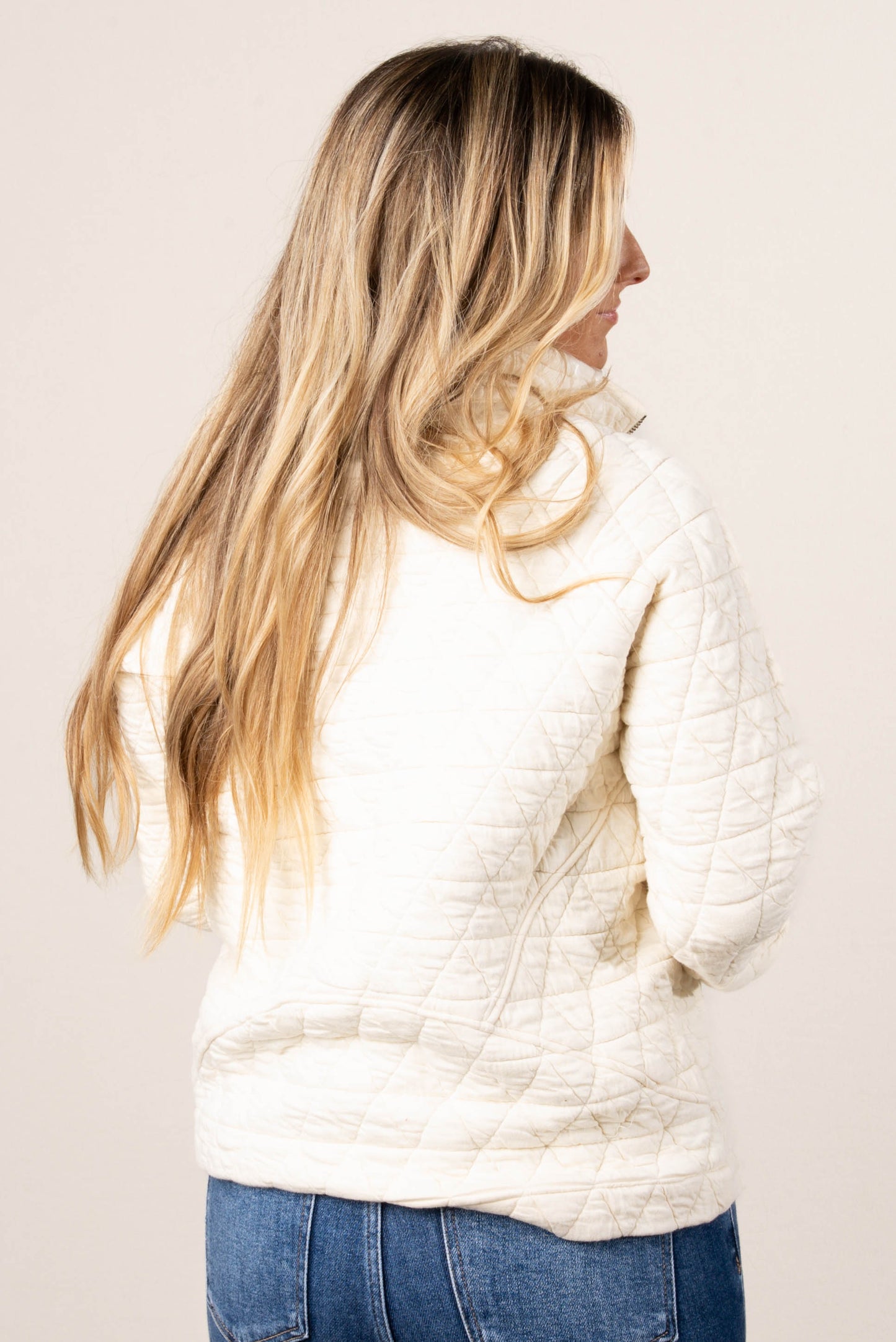 Season Of Colors Quilted Half Zip Pullover