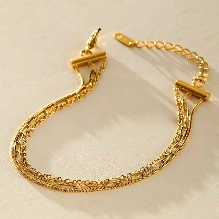 Dainty Triple Layered Anklet PRE-ORDER