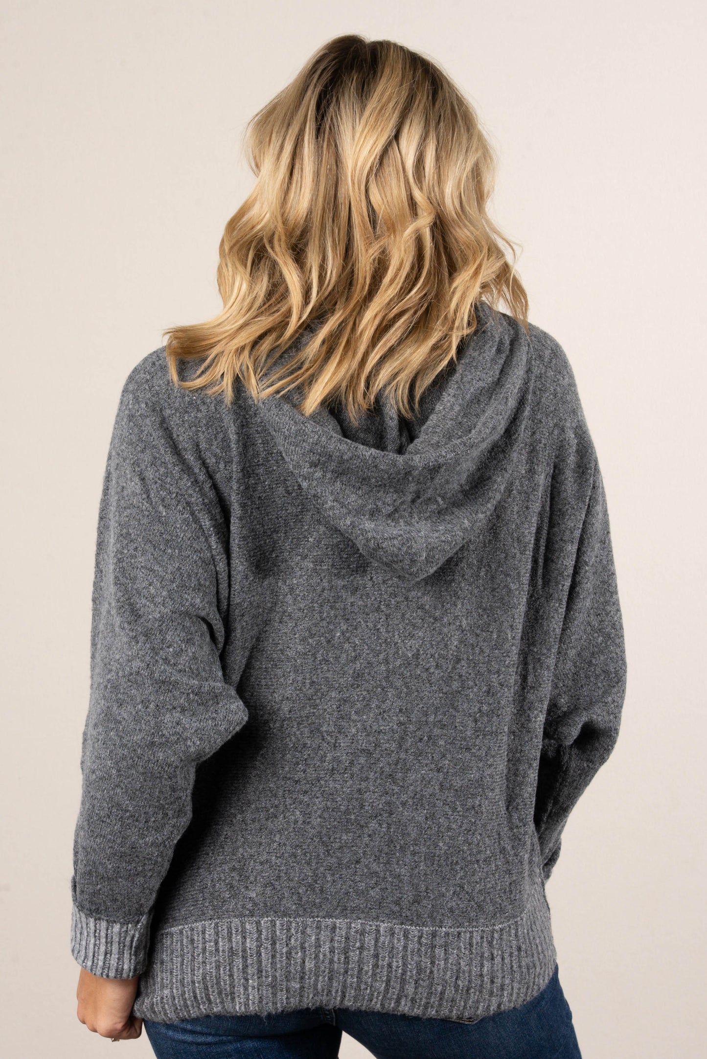 Drawstring Hooded Sweater