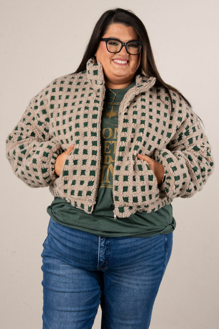 Sherpa Checkered Jacket