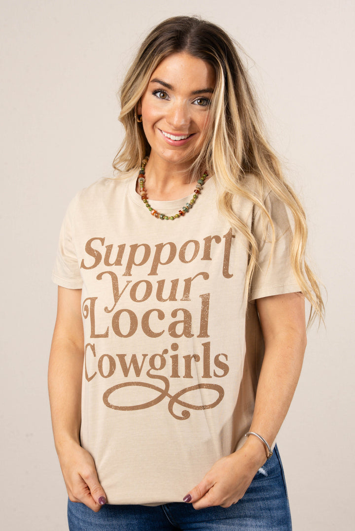 Support Your Local Cowgirls Graphic Tee
