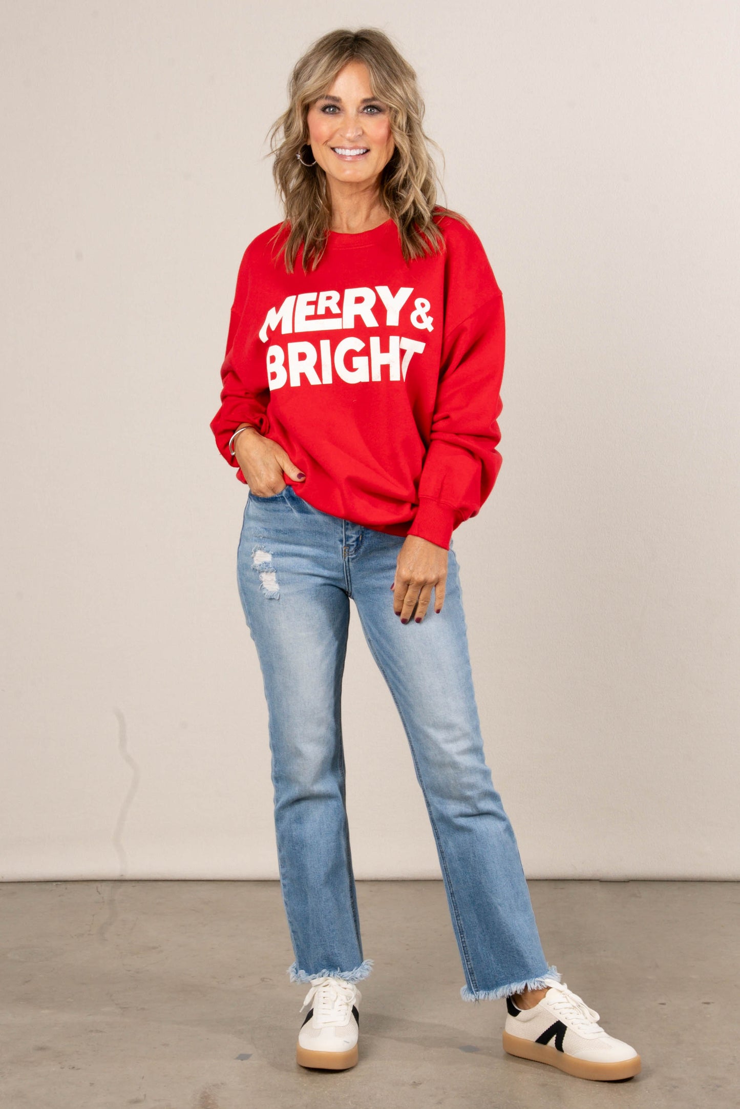 Merry & Bright Graphic Sweatshirt
