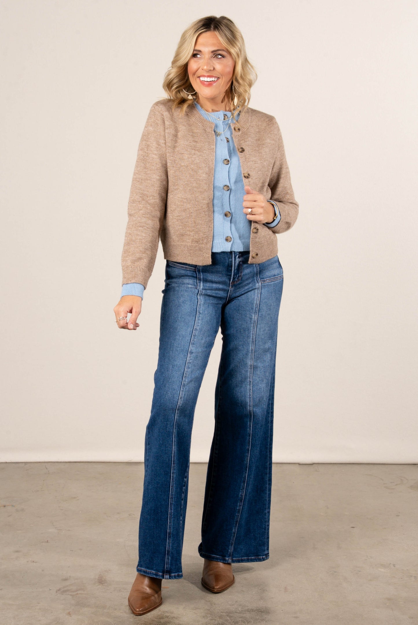 Marcy Layered Sweater Cardigan