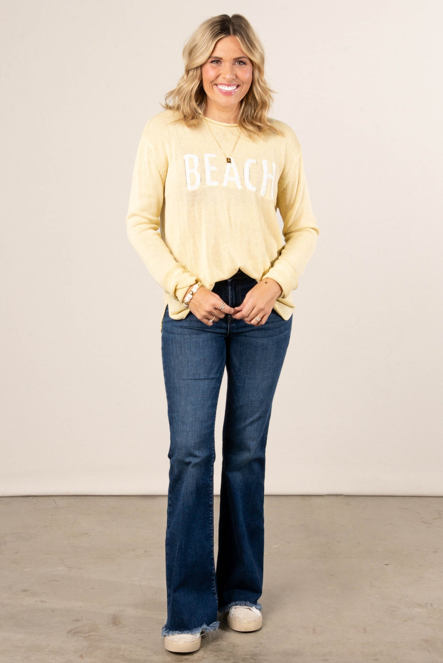 Beach Lightweight Knit Sweater