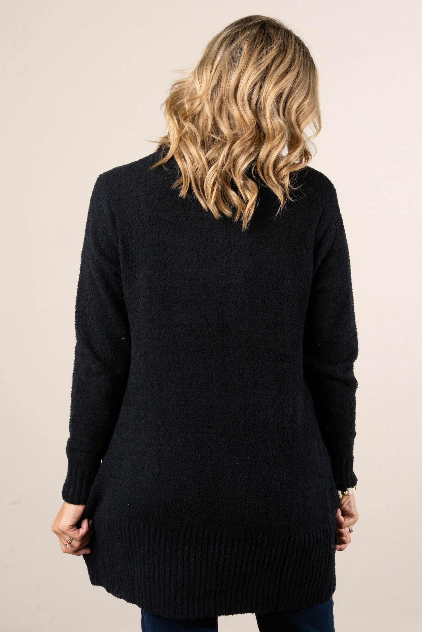Bennington Chenille Open Front Cocoon Cardigan