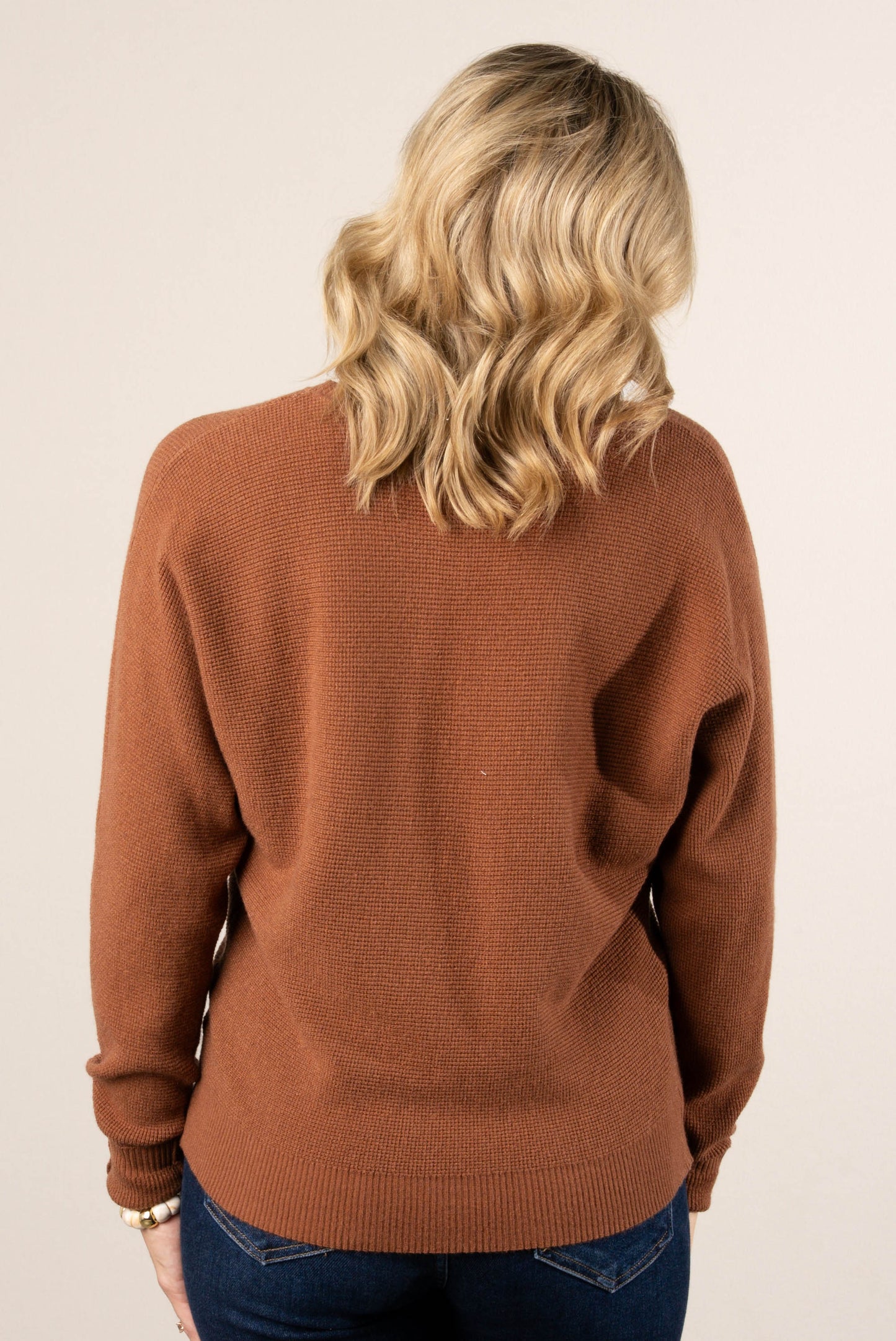 Ballentine Waffle Knit Dolman Sweater