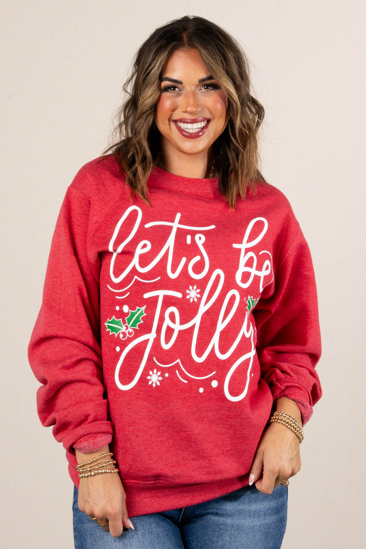 Let's Be Jolly Graphic Sweatshirt