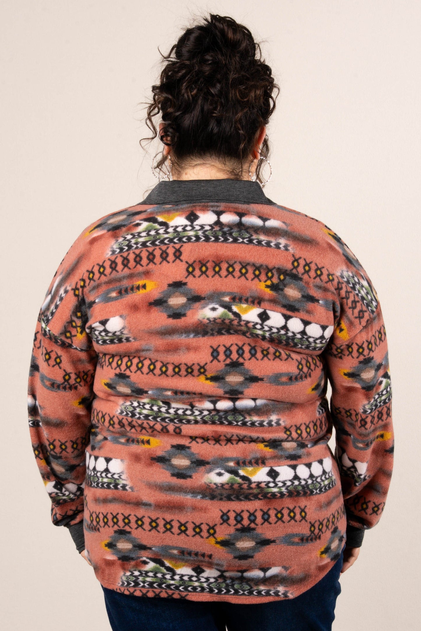 Mesa Sky Printed Hi-Lo Shacket