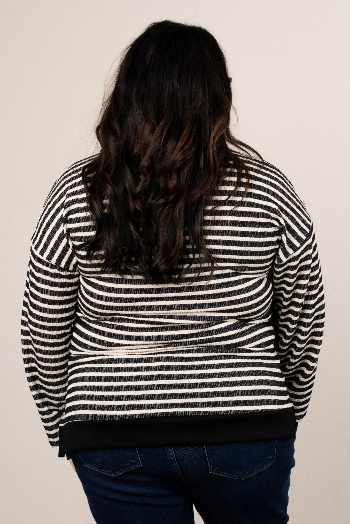 Cabin Comfort Striped Quarter Zip Pullover