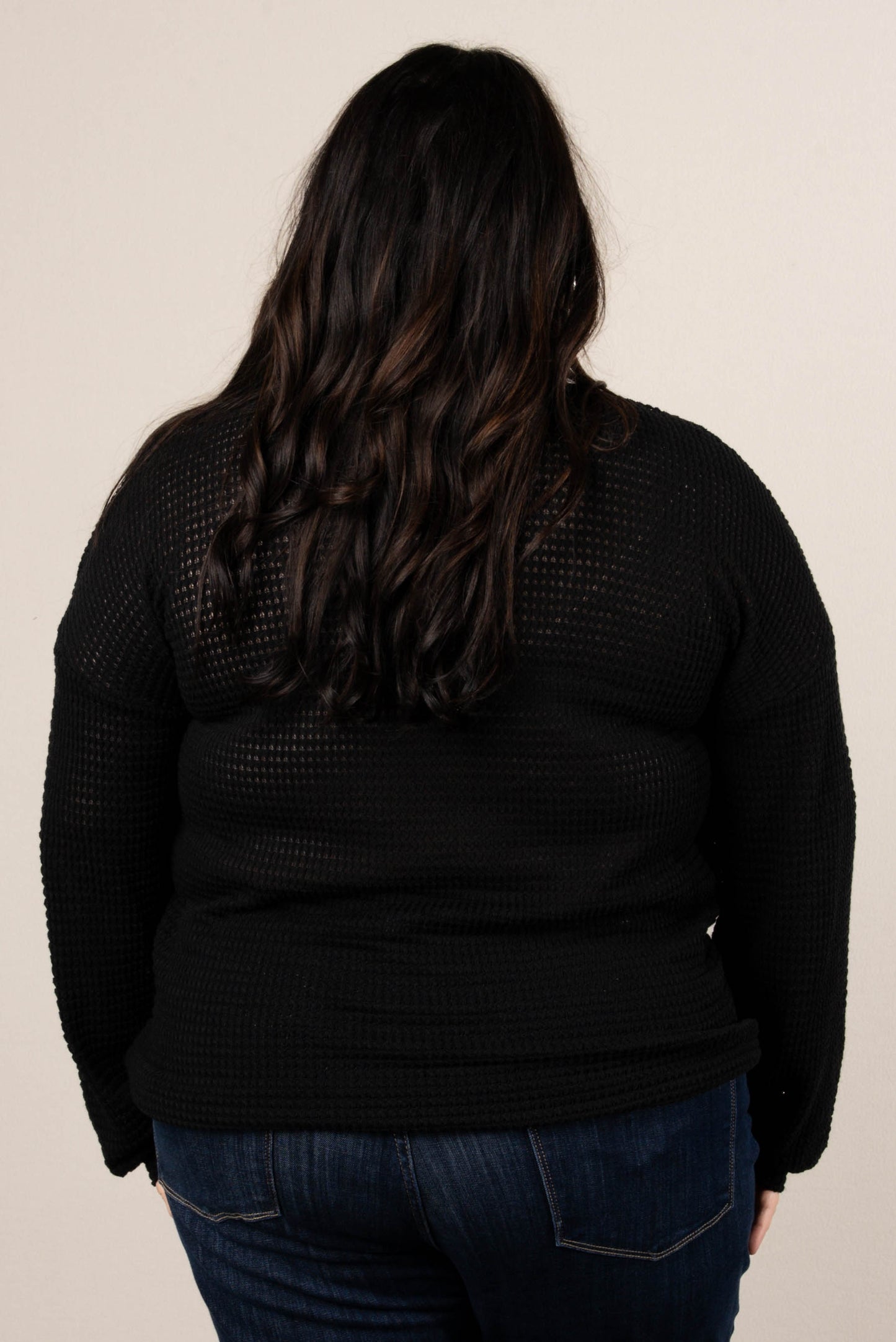 Emmerson Waffle Knit Drop Shoulder Top