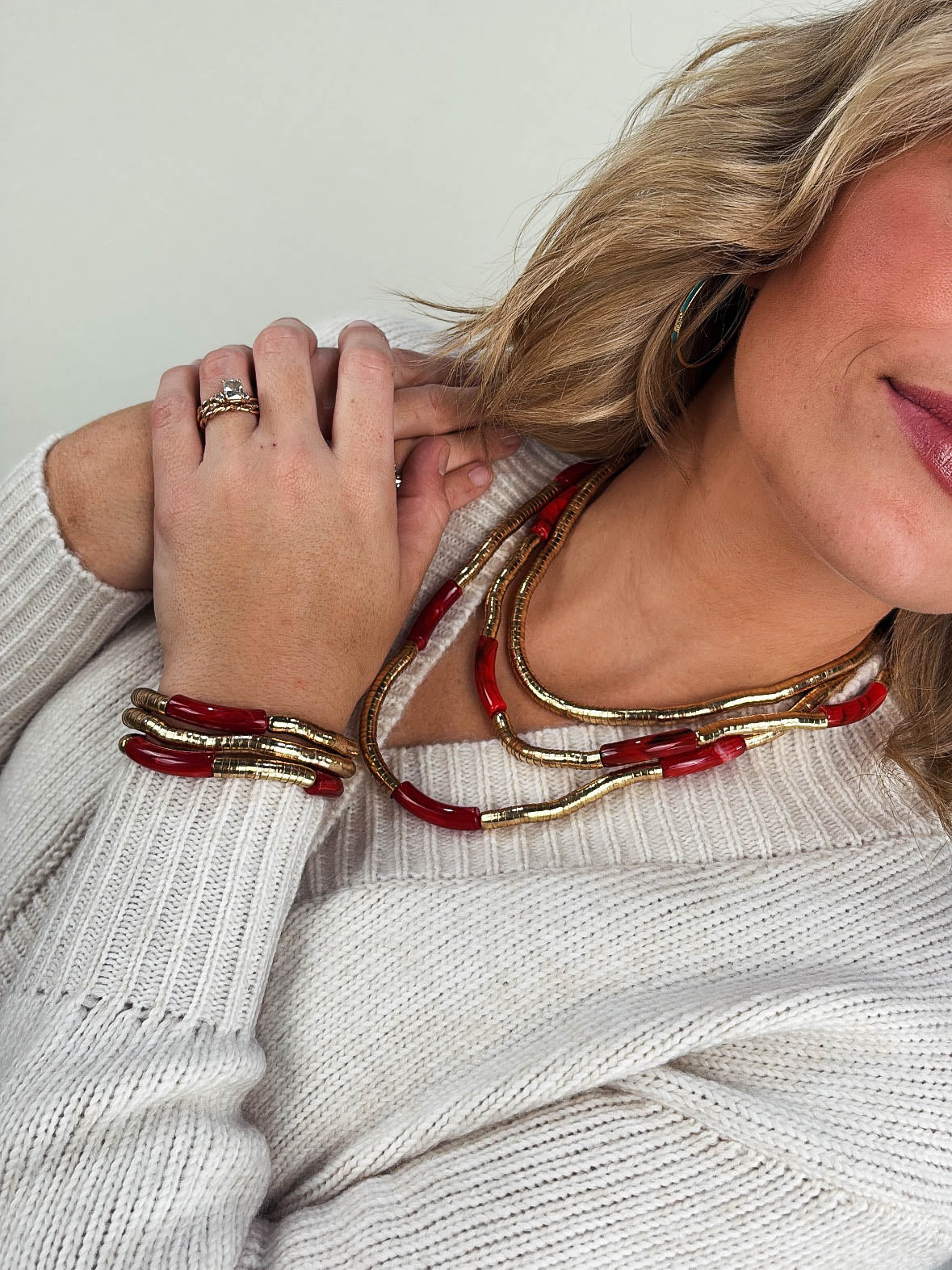 Treasure Jewels | Triple The Glamour Layered Bracelet