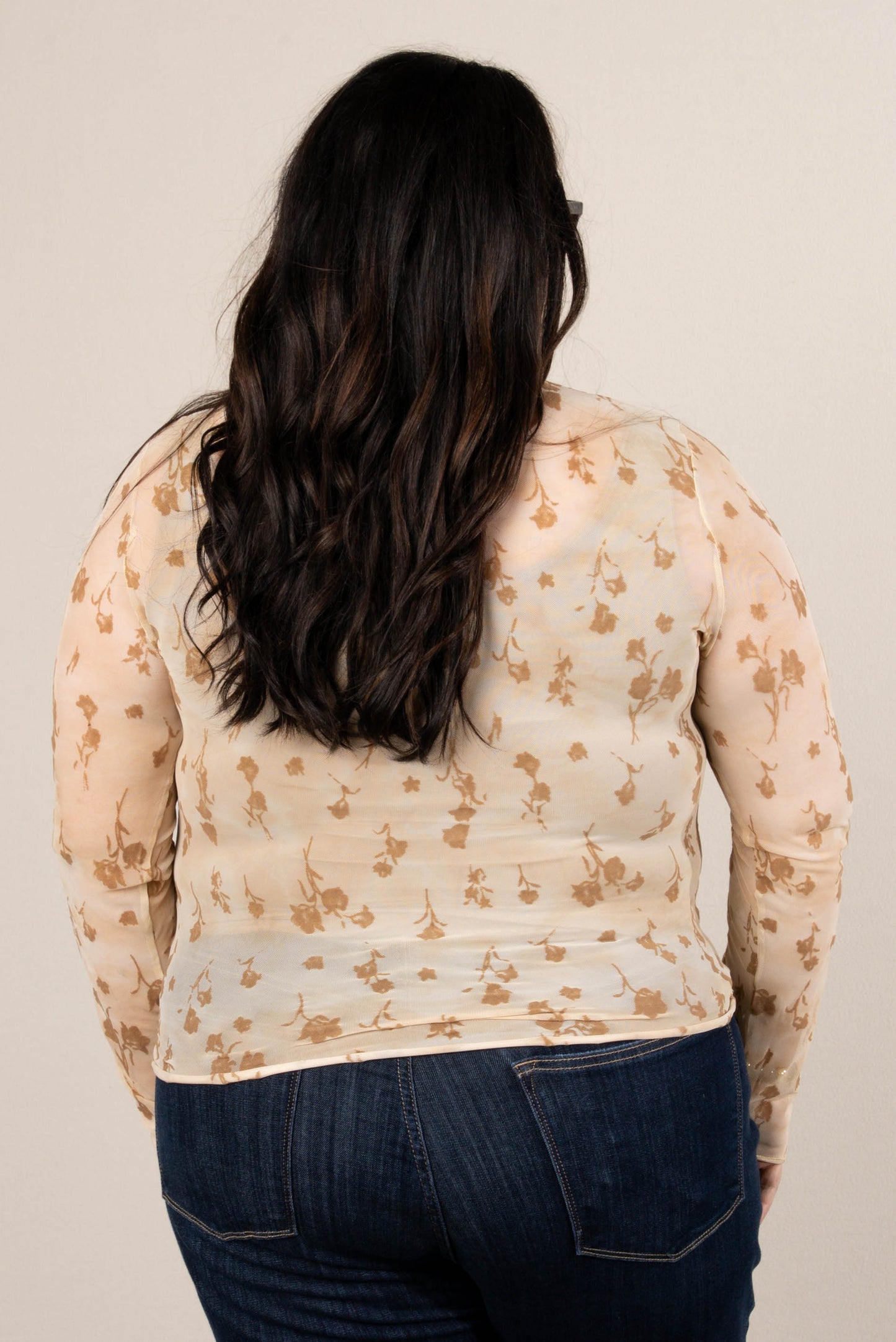 Wildflower Sheer Floral Mesh Top