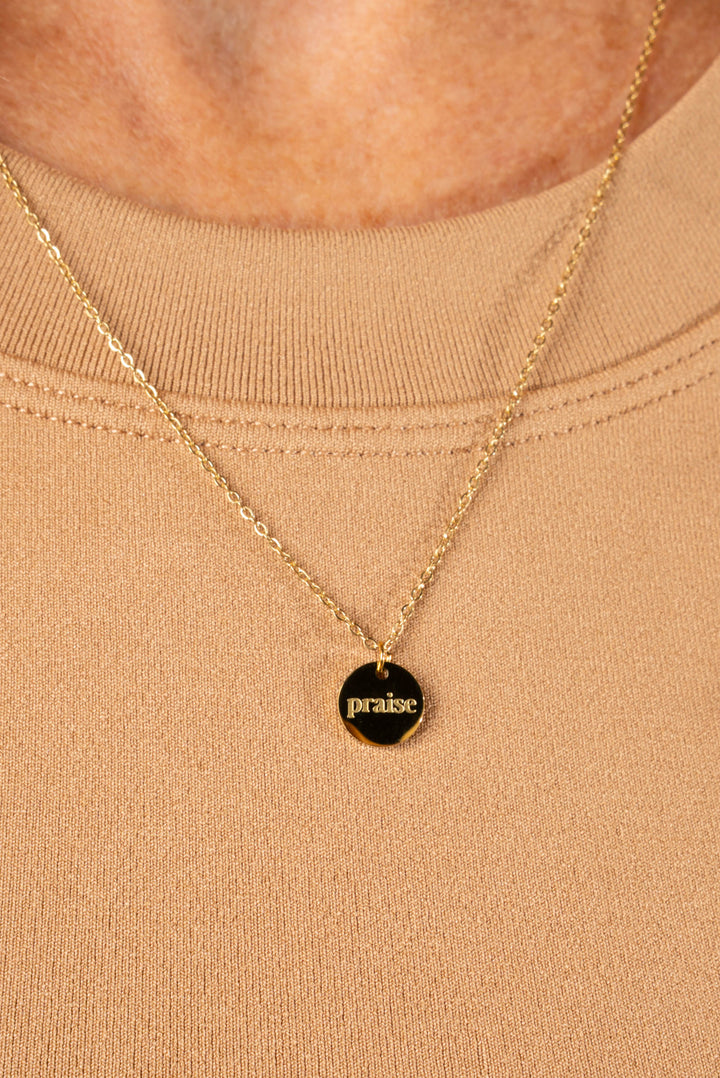 Praise Disc Necklace