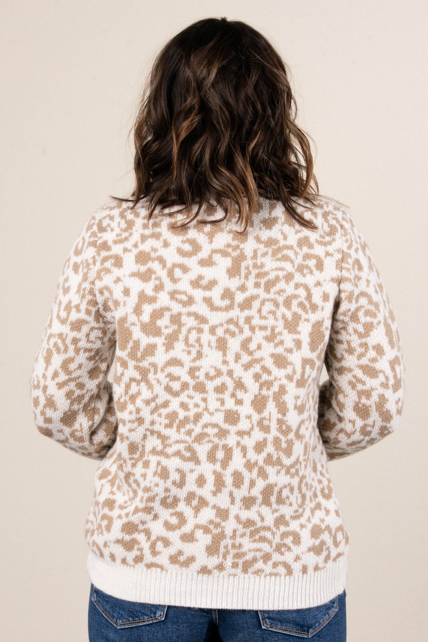 Natural Instincts Leopard Sweater Cardigan