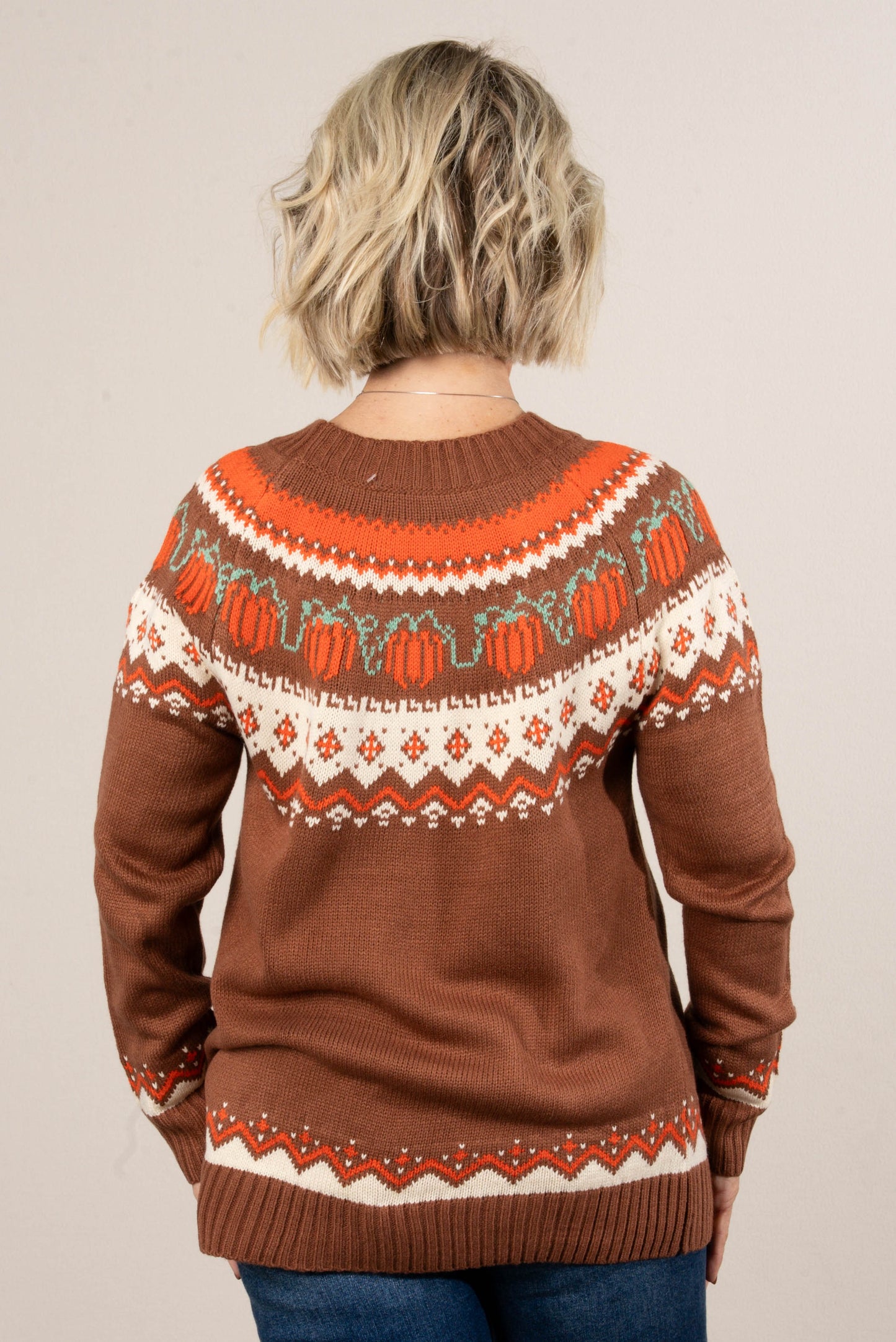 Great Pumpkin Fair Isle Sweater