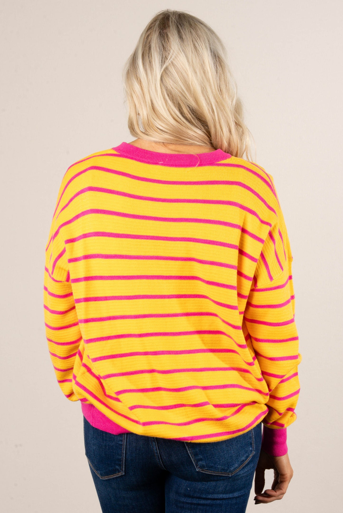 Adelaid Oversized Striped Pullover
