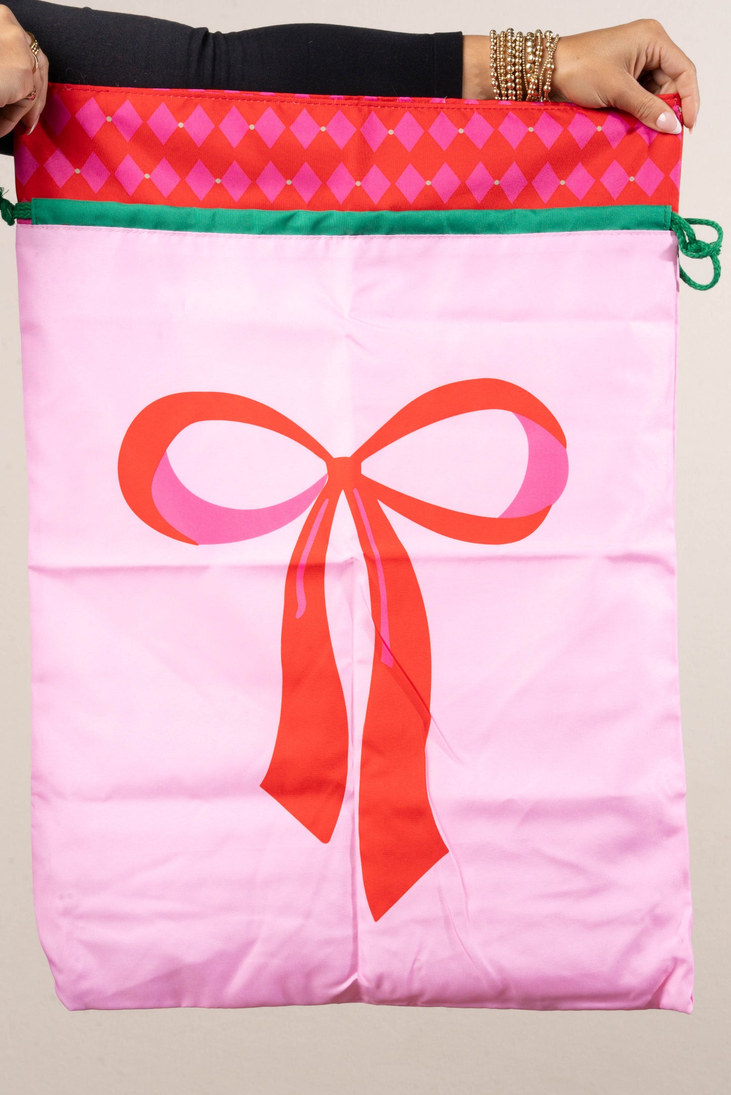 Christmas Drawstring Gift Bags - Large