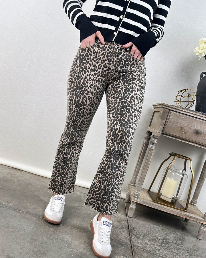 Just USA | Roxy High Rise Crop Flare Jeans